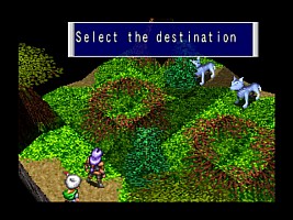 You can only move left and right on the battle screen